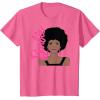 imageBarbie  Afro Barbie  Portrait TShirtPink Heather