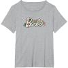 imageBarbie  Barbie Tropical Logo TShirtHeather Grey