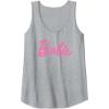 imageBarbie  Classic Barbie Logo Tank TopHeather Grey
