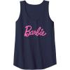 imageBarbie  Classic Barbie Logo Tank TopNavy Blue