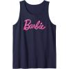 imageBarbie  Classic Barbie Logo Tank TopNavy Blue