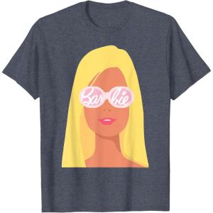 imageBarbie  60th Anniversary Yellow Hair TShirtHeather Blue
