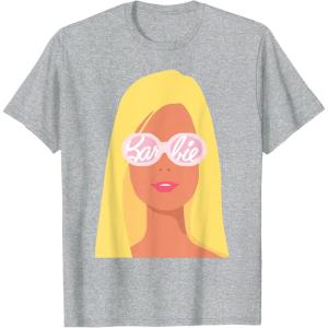 imageBarbie  60th Anniversary Yellow Hair TShirtHeather Grey
