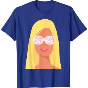 imageBarbie  60th Anniversary Yellow Hair TShirtRoyal Blue