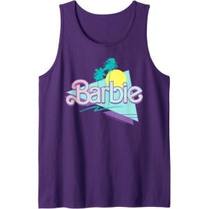 imageBarbie  90s Barbie  Logo Tank TopPurple