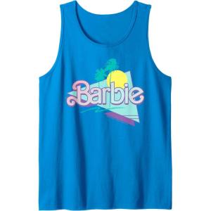 imageBarbie  90s Barbie  Logo Tank TopSapphire Blue
