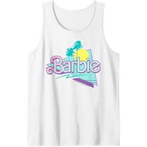 imageBarbie  90s Barbie  Logo Tank TopWhite
