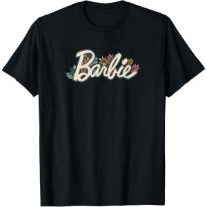 imageBarbie  Barbie Tropical Logo TShirtBlack
