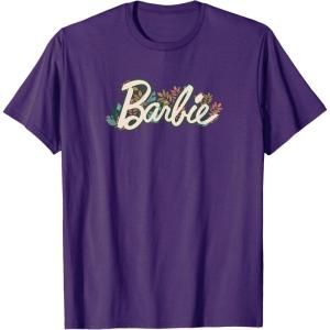 imageBarbie  Barbie Tropical Logo TShirtPurple