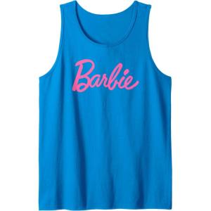 imageBarbie  Classic Barbie Logo Tank TopSapphire Blue