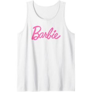 imageBarbie  Classic Barbie Logo Tank TopWhite