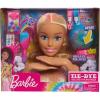 imageBarbie TieDye Deluxe 21Piece Styling Head Blonde Hair Includes 2 NonToxic Dye Colors Kids Toys for Ages 3 Up by Just PlayTie Dye Blonde Hair
