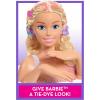 imageBarbie TieDye Deluxe 21Piece Styling Head Blonde Hair Includes 2 NonToxic Dye Colors Kids Toys for Ages 3 Up by Just PlayTie Dye Blonde Hair