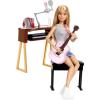 imageBarbie Careers Playset Blonde Musician Doll with Removable Outfit ampamp Accessories Including Guitar Keyboard Mics ampamp More