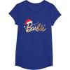 imageBarbie  Holiday Santa Hat Logo TShirtRoyal Blue