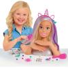 imageBarbie Deluxe 20Piece Glitter and Go Styling Head Blonde Hair and Unicorn Headband Kids Toys for Ages 5 Up by Just PlayBlonde Hair