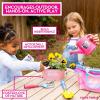 imageBarbie Garden Set  Real Gardening Tools for Kids with Watering Can Metal Tools Flower Pot and Storage Bag  Pink Tool Playset for Outdoors 6 Pieces
