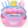 imageBarbie Garden Set  Real Gardening Tools for Kids with Watering Can Metal Tools Flower Pot and Storage Bag  Pink Tool Playset for Outdoors 6 Pieces