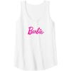 imageBarbie  Classic Pink Logo Tank TopWhite