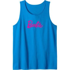 imageBarbie  Classic Pink Logo Tank TopSapphire Blue
