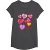 imageBarbie Valentines Day Hearts TShirtDark Heather Grey