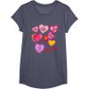 imageBarbie Valentines Day Hearts TShirtHeather Blue