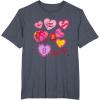 imageBarbie Valentines Day Hearts TShirtHeather Blue