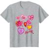imageBarbie Valentines Day Hearts TShirtHeather Grey