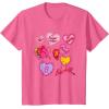 imageBarbie Valentines Day Hearts TShirtPink Heather