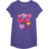 imageBarbie Valentines Day Hearts TShirtPurple Heather
