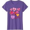 imageBarbie Valentines Day Hearts TShirtPurple Heather
