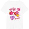 imageBarbie Valentines Day Hearts TShirtWhite