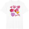 imageBarbie Valentines Day Hearts TShirtWhite