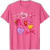 imageBarbie Valentines Day Hearts TShirtPink Heather