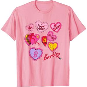 imageBarbie Valentines Day Hearts TShirtPink