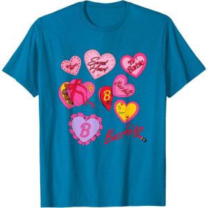 imageBarbie Valentines Day Hearts TShirtSapphire Blue