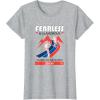 imageBarbie  Fearless and Glamorous On and Off The Slopes TShirtHeather Grey