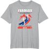 imageBarbie  Fearless and Glamorous On and Off The Slopes TShirtHeather Grey