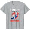 imageBarbie  Fearless and Glamorous On and Off The Slopes TShirtHeather Grey