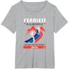 imageBarbie  Fearless and Glamorous On and Off The Slopes TShirtHeather Grey