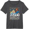 imageBarbie  Happy Hanukkah TShirtDark Heather Grey