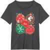 imageBarbie  Holiday Ornaments TShirtDark Heather Grey