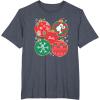 imageBarbie  Holiday Ornaments TShirtHeather Blue
