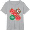 imageBarbie  Holiday Ornaments TShirtHeather Grey