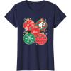 imageBarbie  Holiday Ornaments TShirtNavy Blue