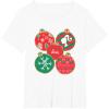 imageBarbie  Holiday Ornaments TShirtWhite