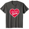 imageBarbie  Valentine Barbie Heart TShirtAsphalt Grey