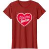 imageBarbie  Valentine Barbie Heart TShirtCranberry Red