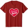 imageBarbie  Valentine Barbie Heart TShirtCranberry Red