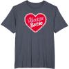 imageBarbie  Valentine Barbie Heart TShirtHeather Blue